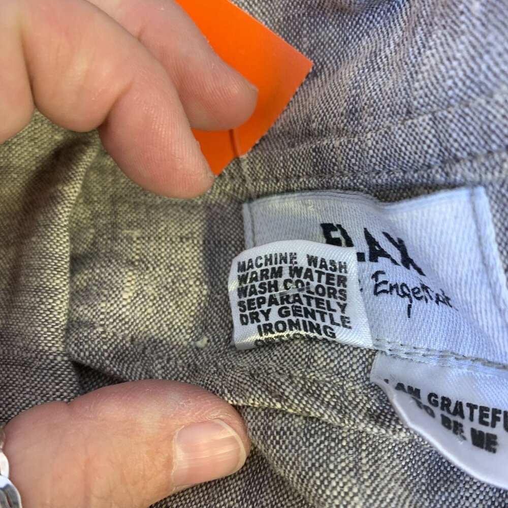 Flax By Jeanne Engelhart  Womens Light Brown Linen Jacket Size Medium - Picture 5 of 5